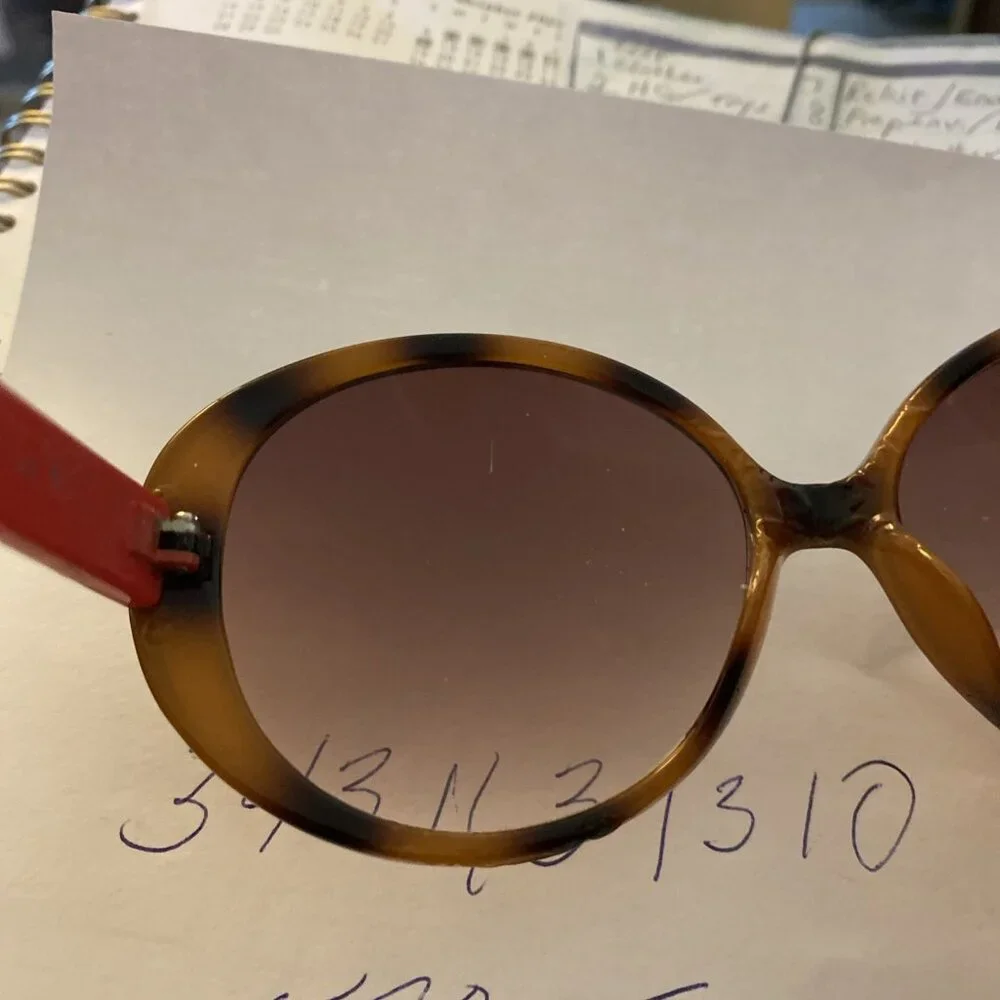 KARDASHIAN KOLLECTION Oversized Pink Tortoise Sunglasses READ - Picture 9 of 16